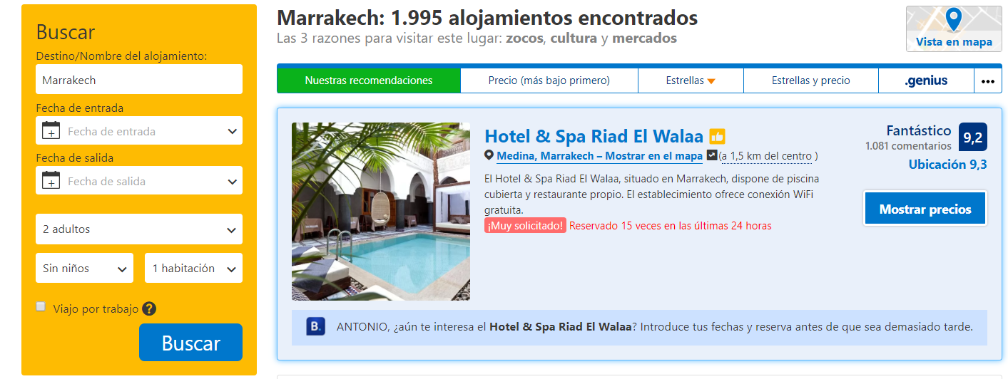 Descuentos viajeros - 10% descuento Booking