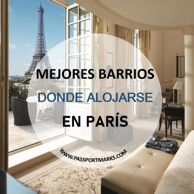 Mejores barrios donde alojarse en Paris
