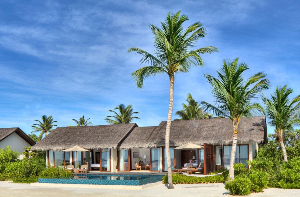 hoteles con encanto en maldivas the residence falhumaafushi habitacion