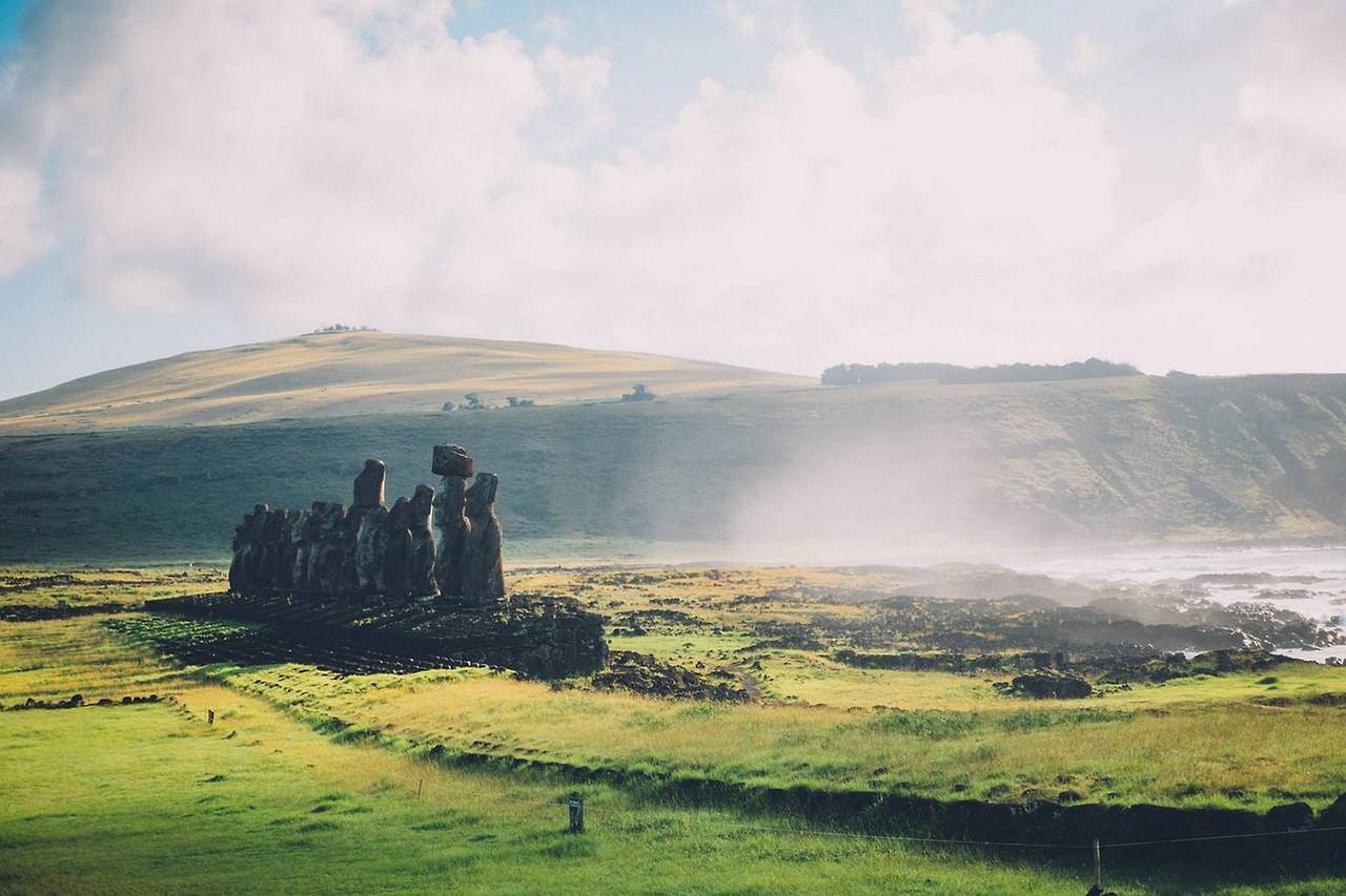 Lugares más impresionantes de América del Sur isla de pascua