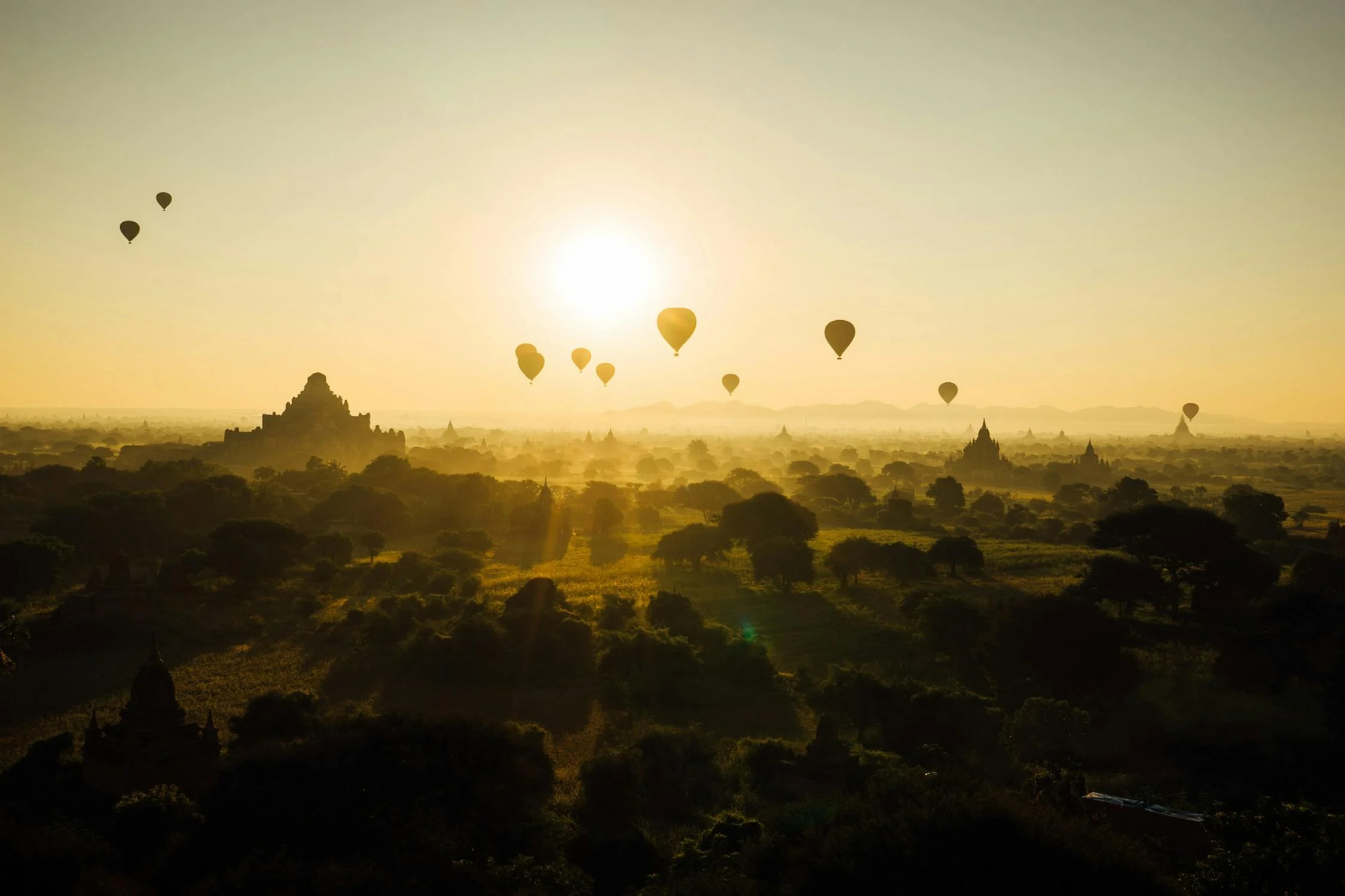 Lugares más impresionantes del sudeste asiático Templos de Bagan _ Myanmar