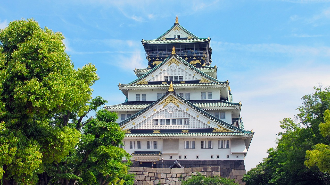 Mejores castillos de Japón Osaka